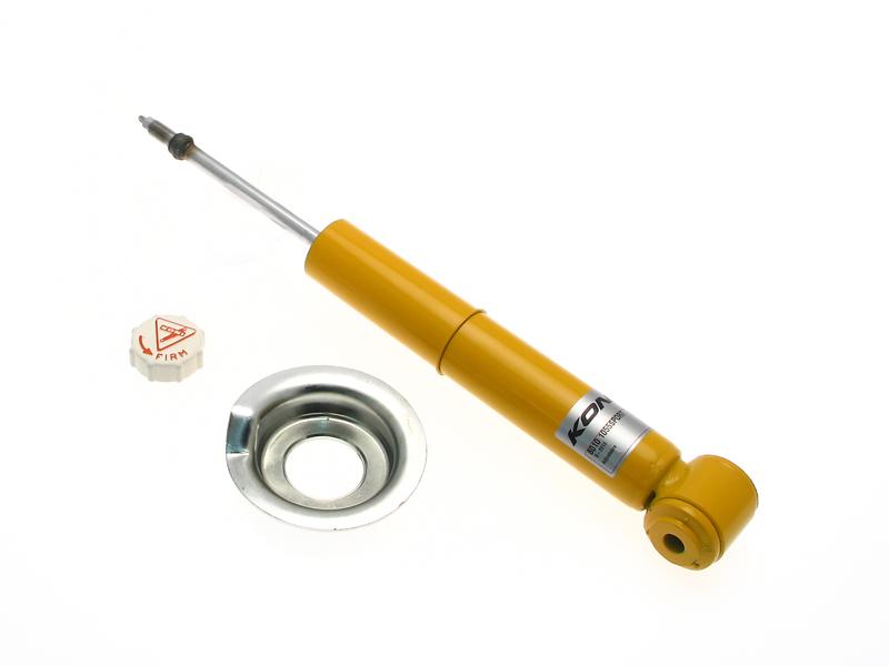 Subaru Legacy Shocks - Rear - KONI - Sport (Yellow) 8010 Series, Externally Adjustable - Yellow - `10-`14